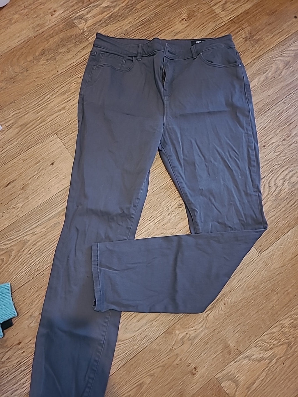 Ladies Tu Size 14R Grey Slim Jeans
