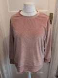 Ladies George Size 16-18 Pink Pyjama Jumper Ultra Soft