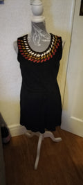 Ladies French Connection Size 12 Black Sleeveless Dress