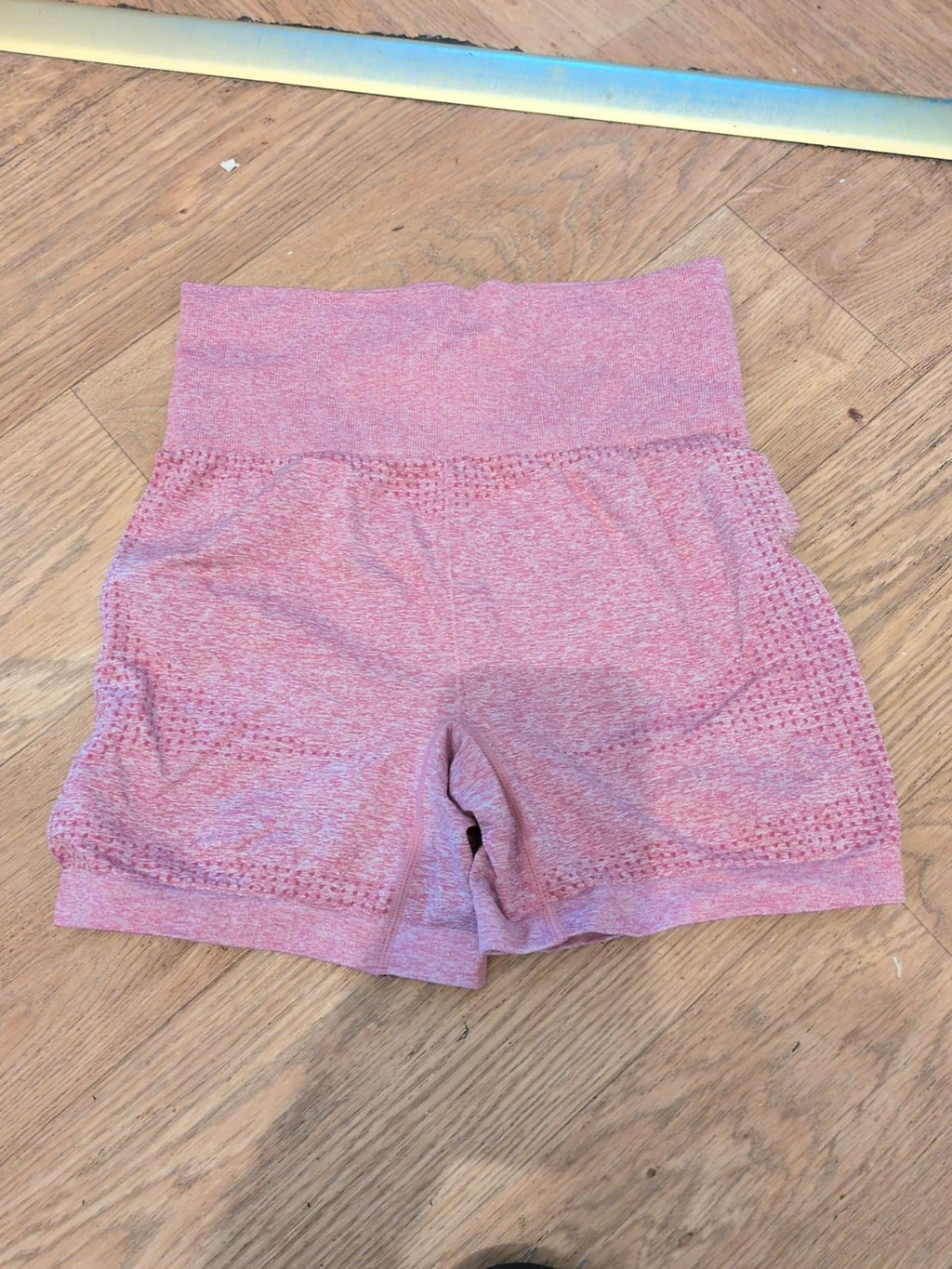 ladies Size Small Pink Elasticated Gym Shorts