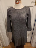 Ladies Regard By Denge Size Euro 38 Check Long Sleeved Dress