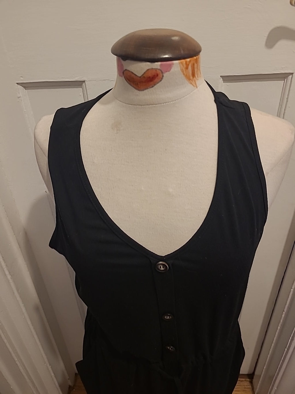 Ladies 14-16 Black Sleeveless Dress