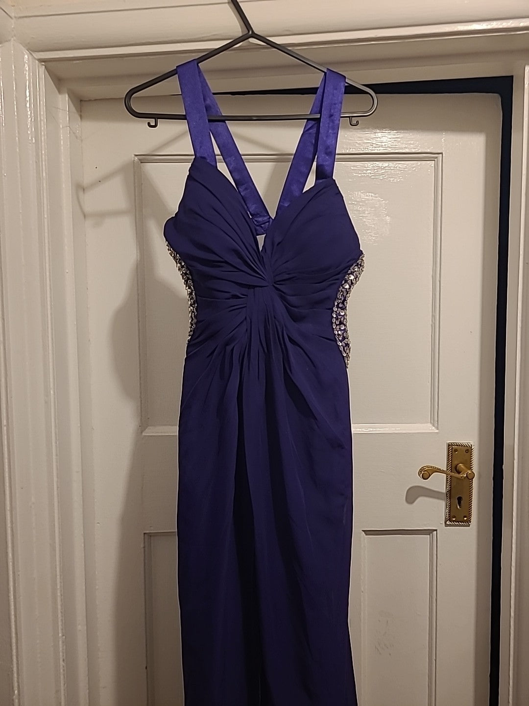 Ladies Size 2 Purple Sleeveless Bridemaid Dress