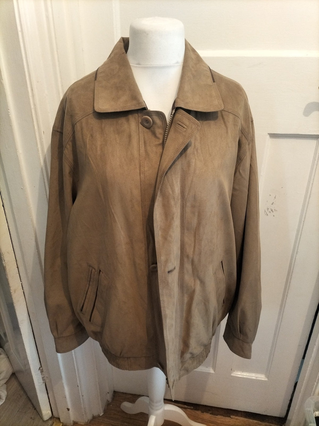 Barola Medium Brown Full Zip Jacket