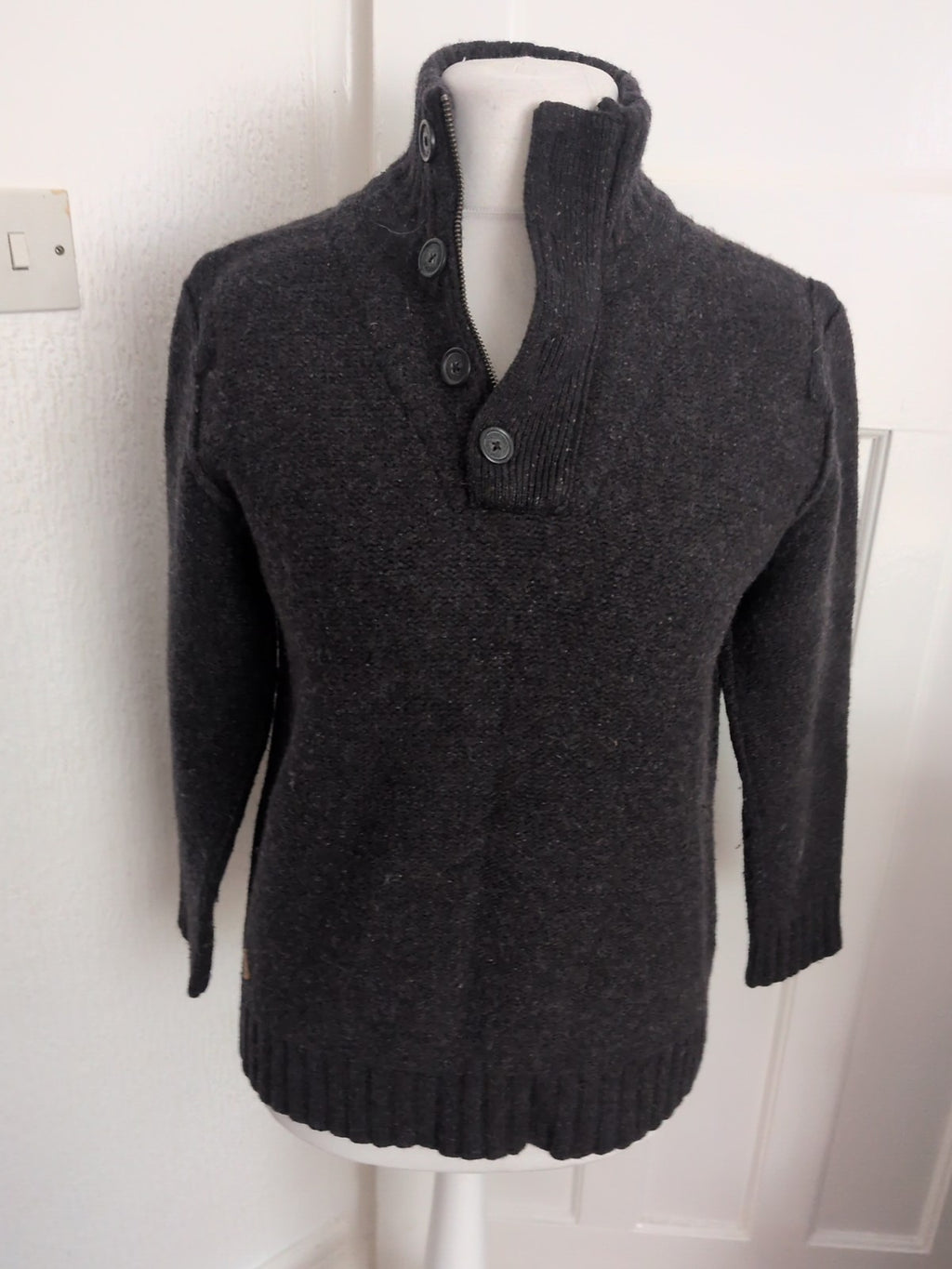 Rocha John Rocha Medium Grey Long Sleeve Pullover Jumper