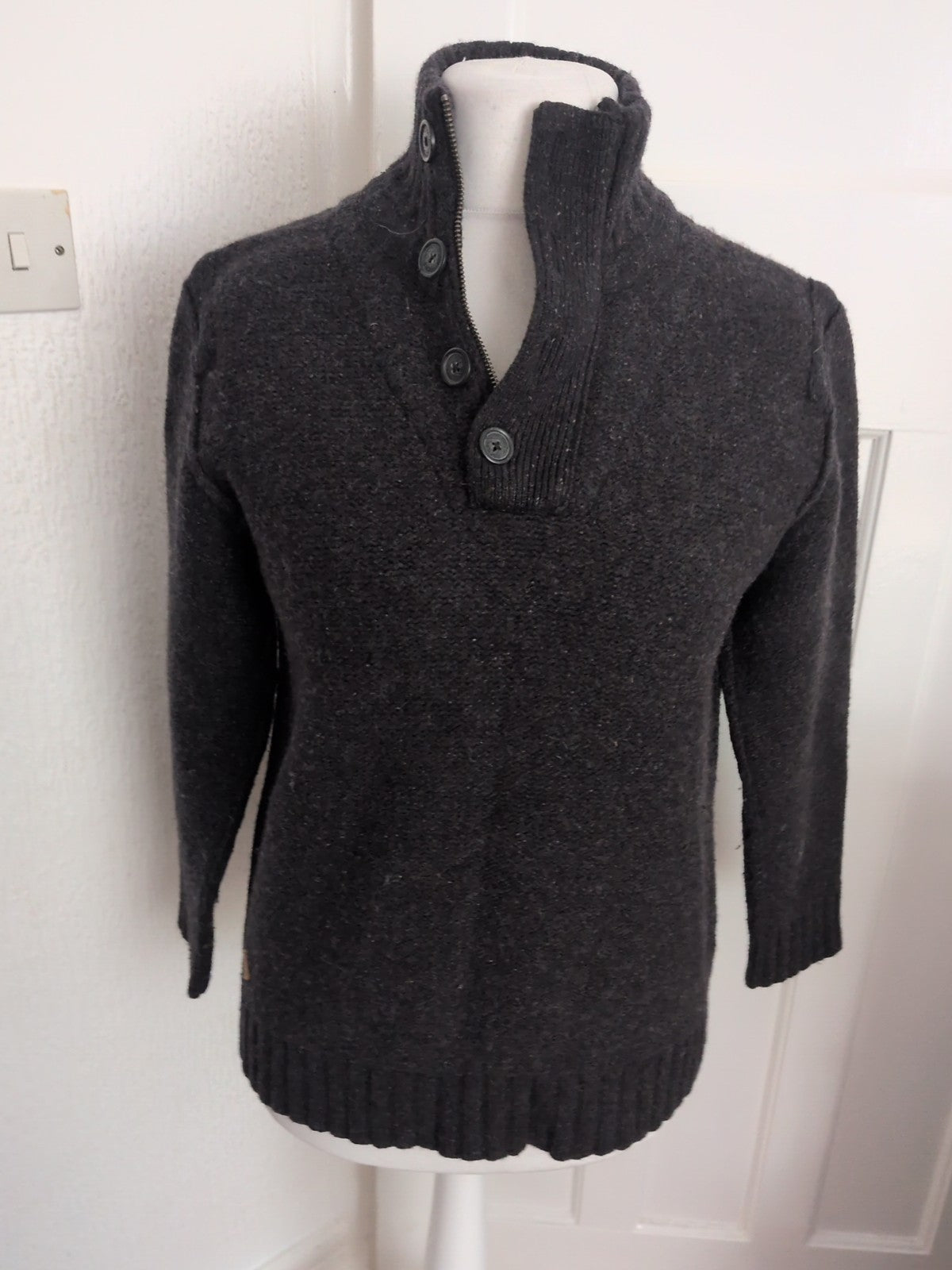 Rocha John Rocha Medium Grey Long Sleeve Pullover Jumper