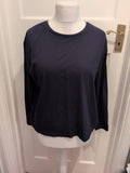 Primark 14-16 Dark Navy Long Sleeve T-shirt