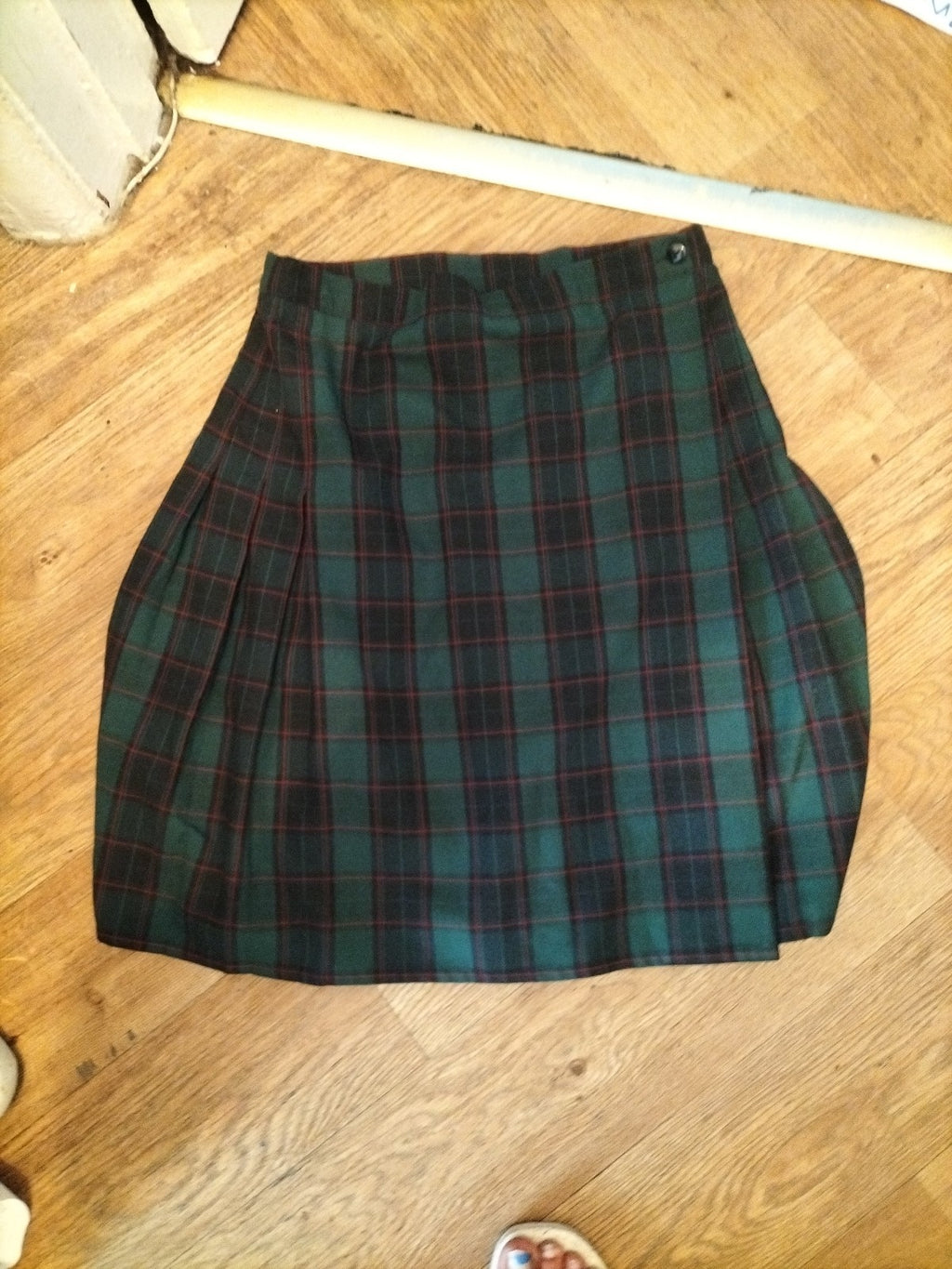 Ladies S/M EU 32 Tartan Check Skirt