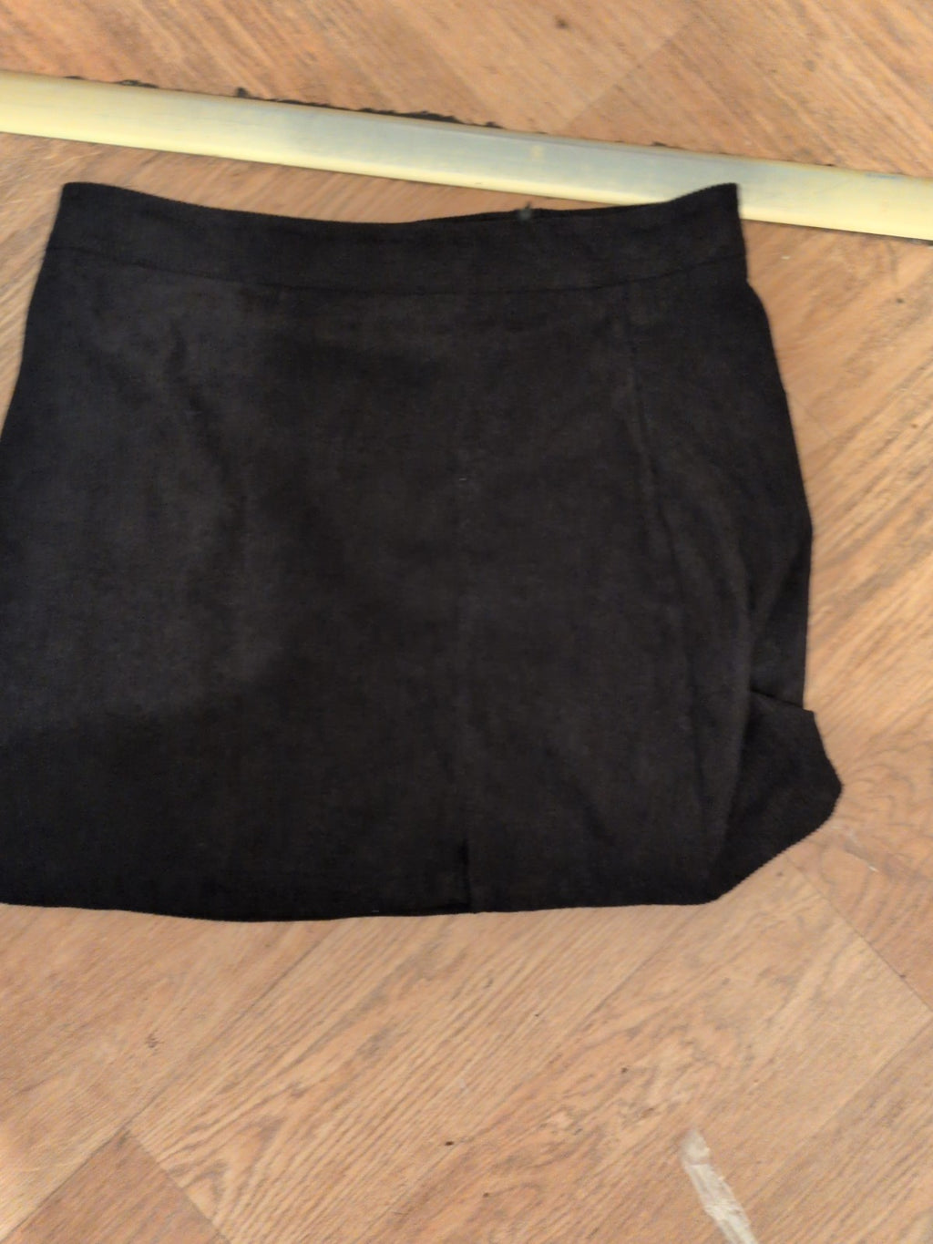 XL Black Short Skirt Straight Lightweight