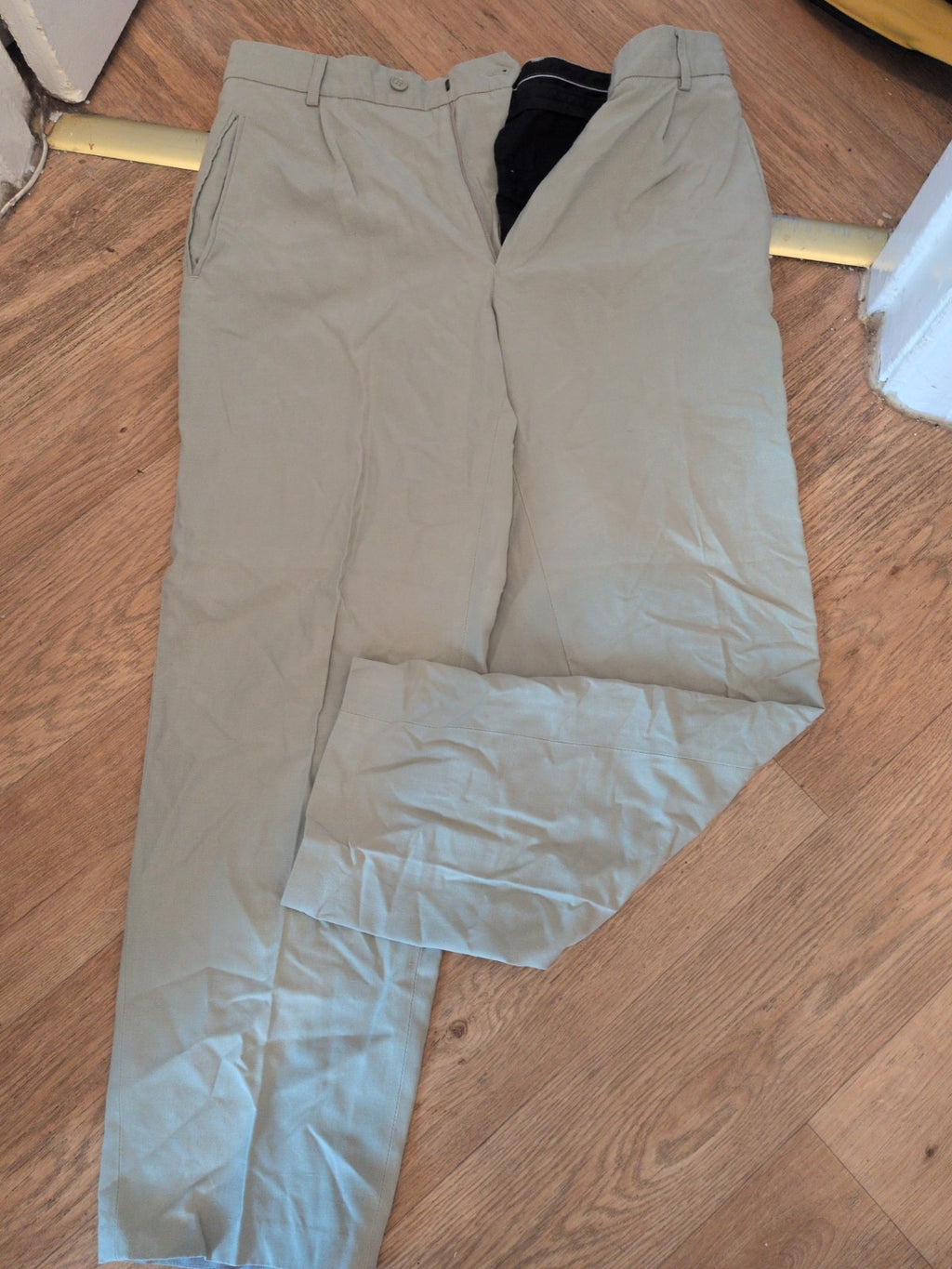 Next 34short Natural Smart Trousers