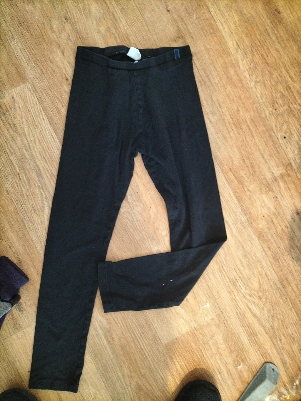 Girls Zara Age 11-12 Years Black Leggings