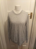 Mens Marks And Spencer Size XL Grey Long Sleeved Pullover Jumper
