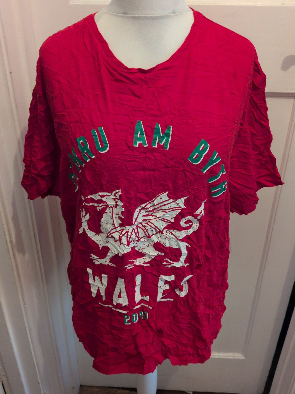 F&F 3XL Red Wales T-shirt Short Sleeve
