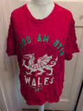 F&F 3XL Red Wales T-shirt Short Sleeve