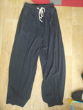 Ladies Cider Size M Black Elasticated Wide Leg Bloomer Trousers