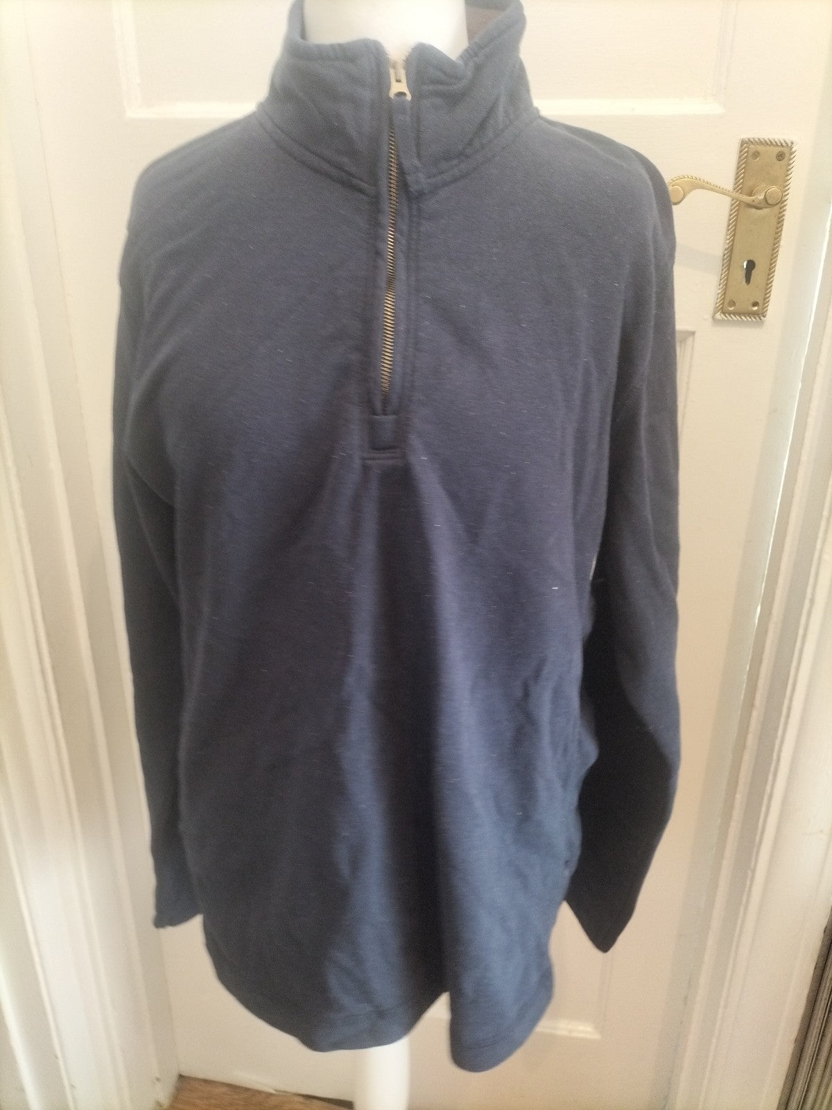 Mountain Warehouse XL Navy Semi Zip Pullover Jumper