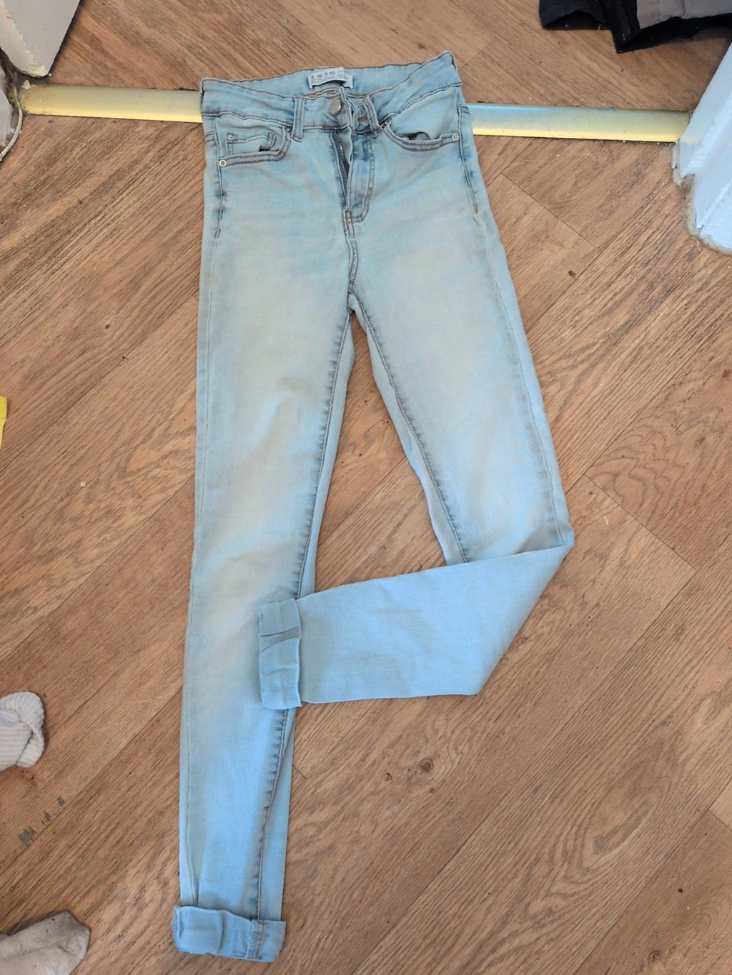 Denim&Co 8 Washed Out Pale Skinny Jeans