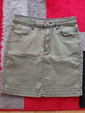 Ladies Missguided Size 10 Khaki Short Skirt
