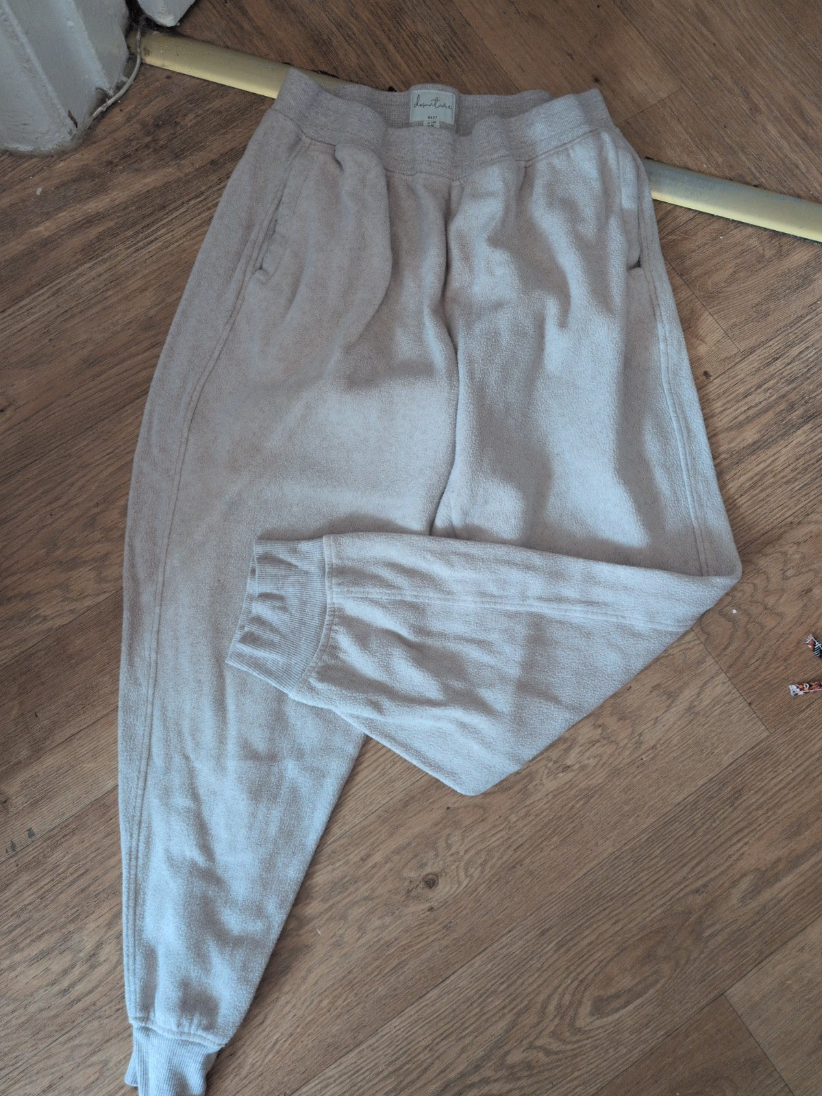 Next 14R Neutral Elasticated Lounge Pants