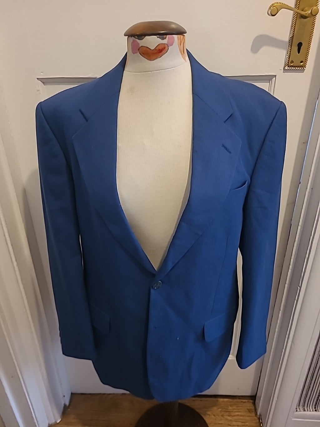 Mens Gurteen Size 38R Navy Blue Padded Lined Blazer