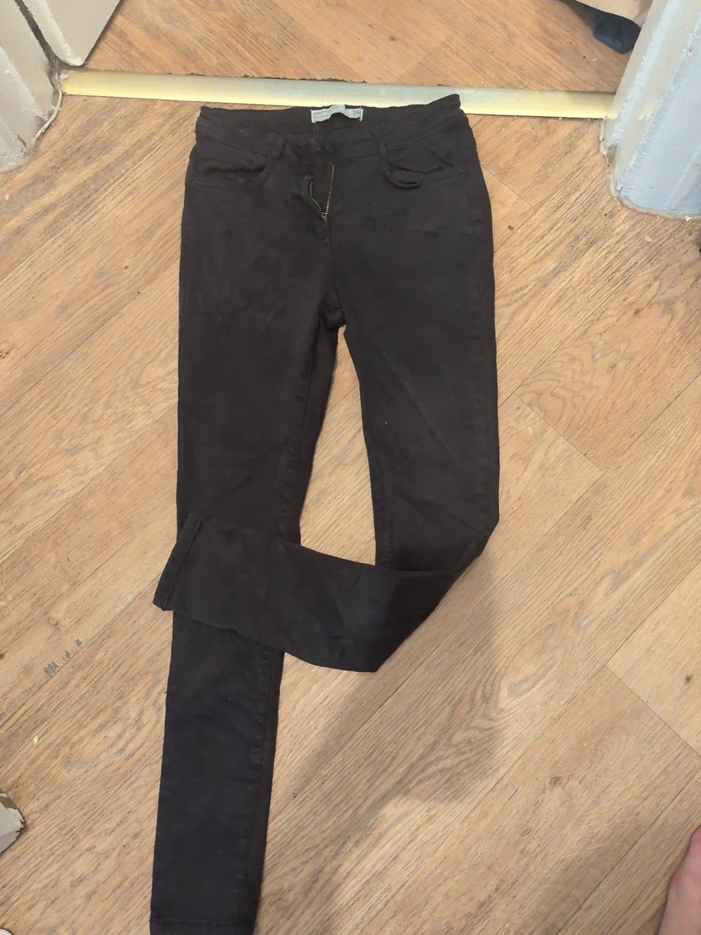 Next 10R Soft Touch Black Skinny Jeans