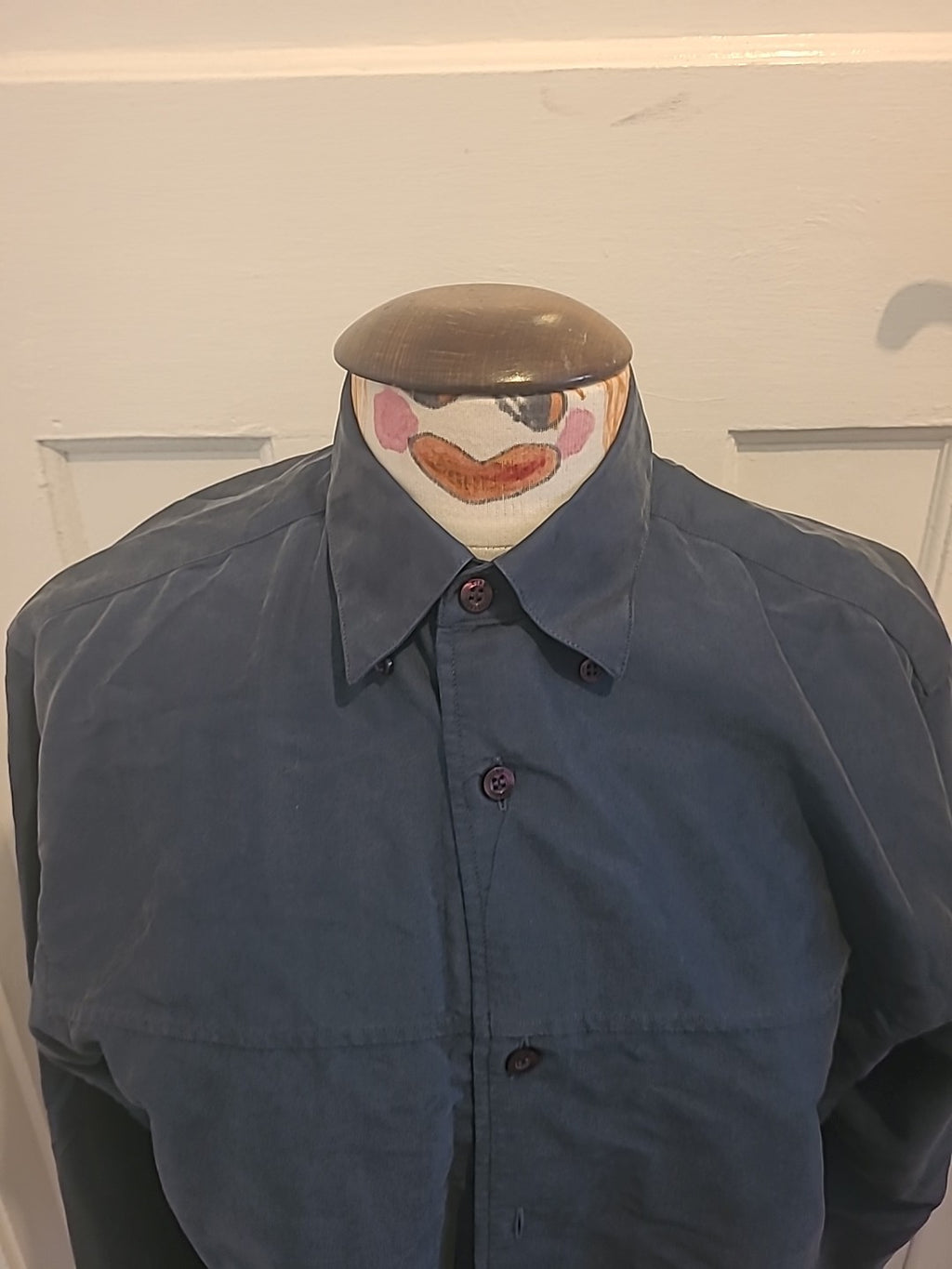 Mens Ciro Citterio Size Small Navy Long Sleeved Shirt