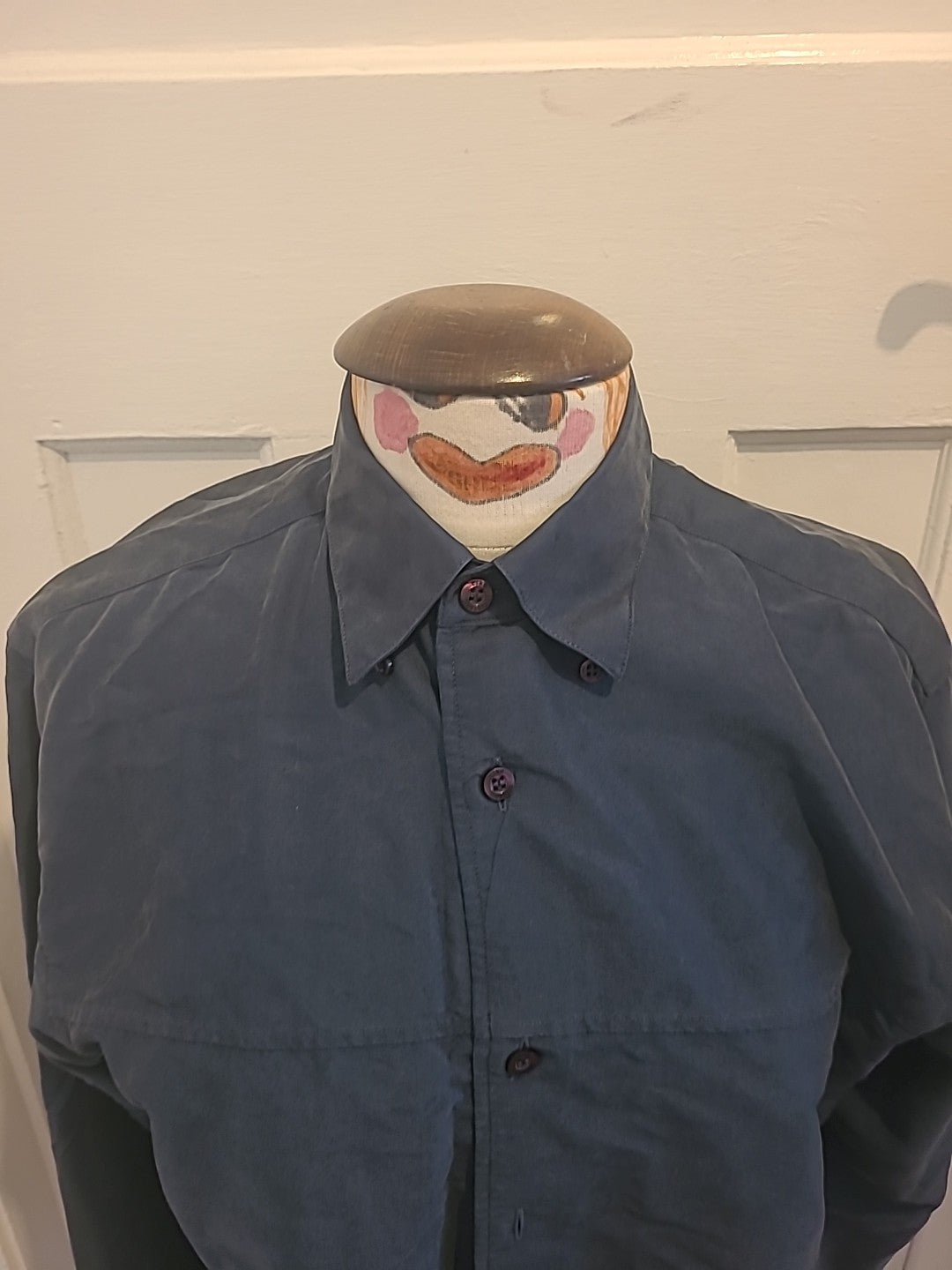Mens Ciro Citterio Size Small Navy Long Sleeved Shirt