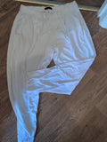 Ladies M&S Collection Size 18M White Harem Trousers