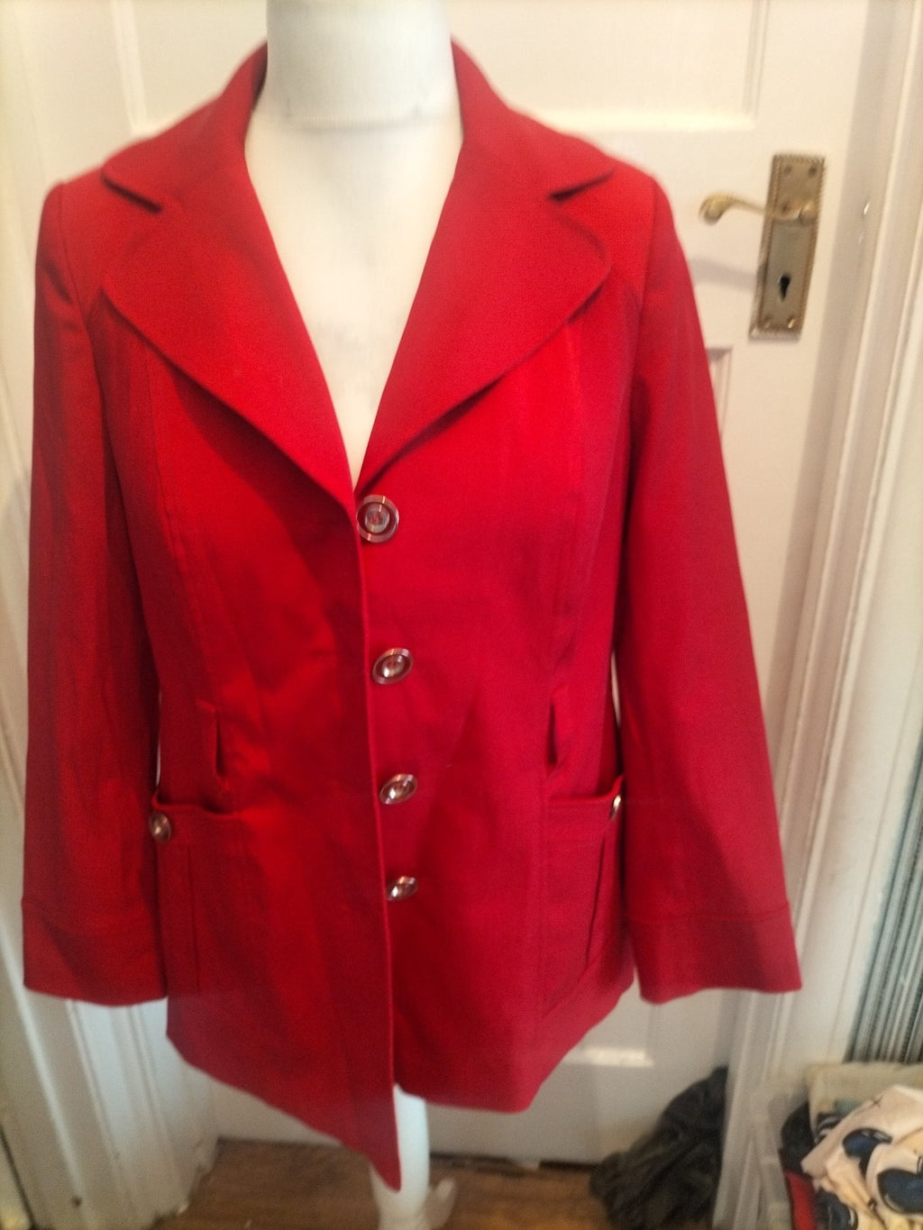 BHS 14 Red Lined Jacket Immaculate