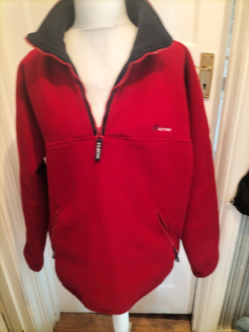 Mens CS Active Size XL Red Pullover Jumper