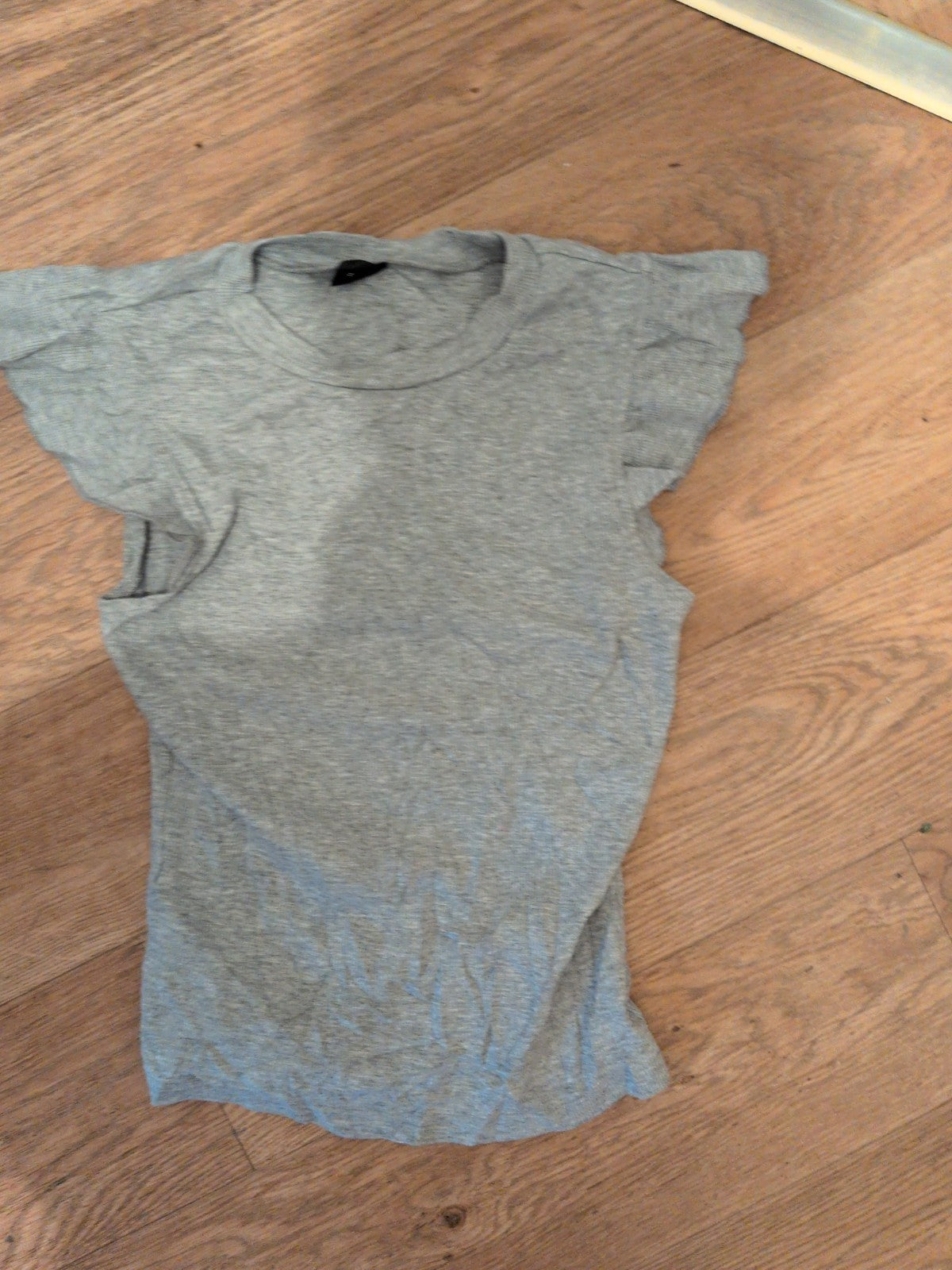 Shein XS Grey Short Sleeve T-shirt