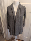 Primark 6 Grey Collared Cardigan