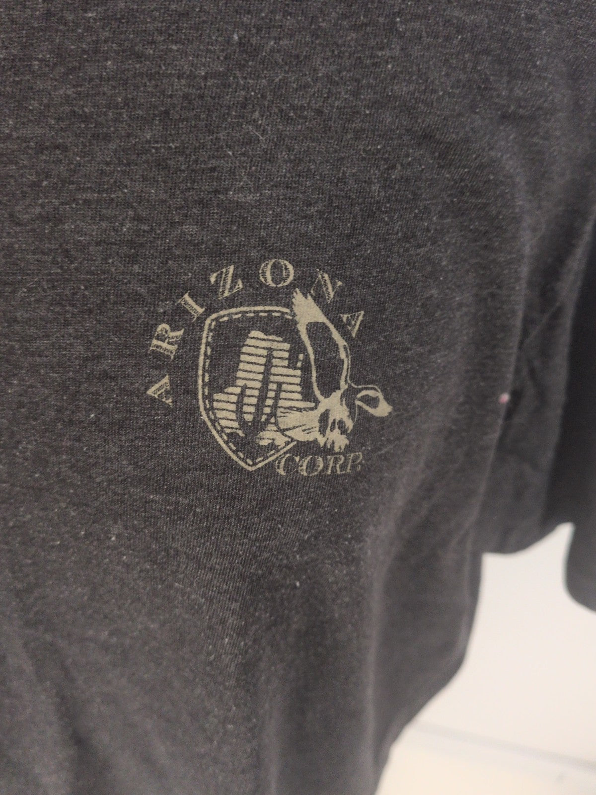Atlas For Men Large Grey Short Sleeve T-shirt Bobbling