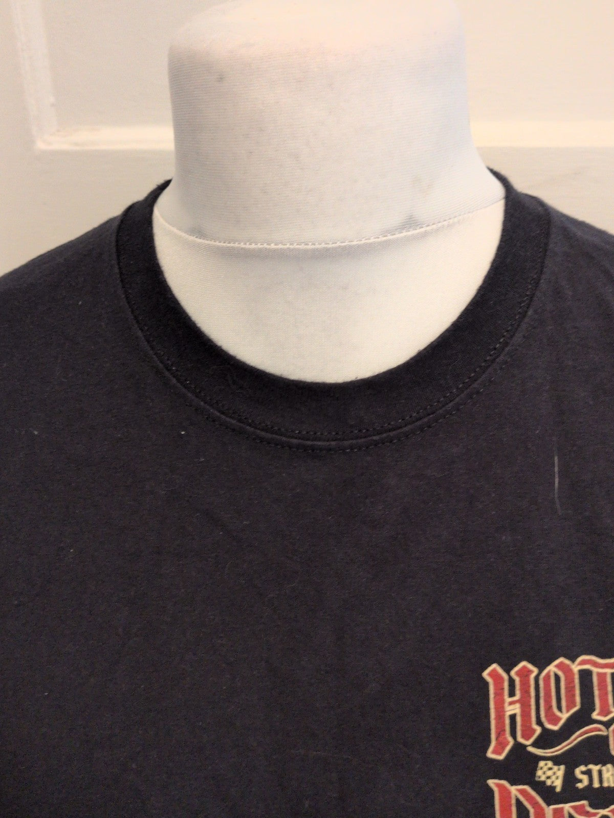 Go Kustom XL Black Hot Rod Printed Short Sleeve T-shirt