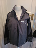Mens Tungsten Size Large Grey And Black Warm Coat