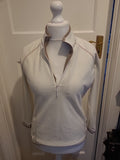Ladies Mountain Life Size 12 Brown And Cream Jumper