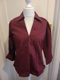 Brand New Mens Russell Collection Size XL Purple Short Sleeved Shirt