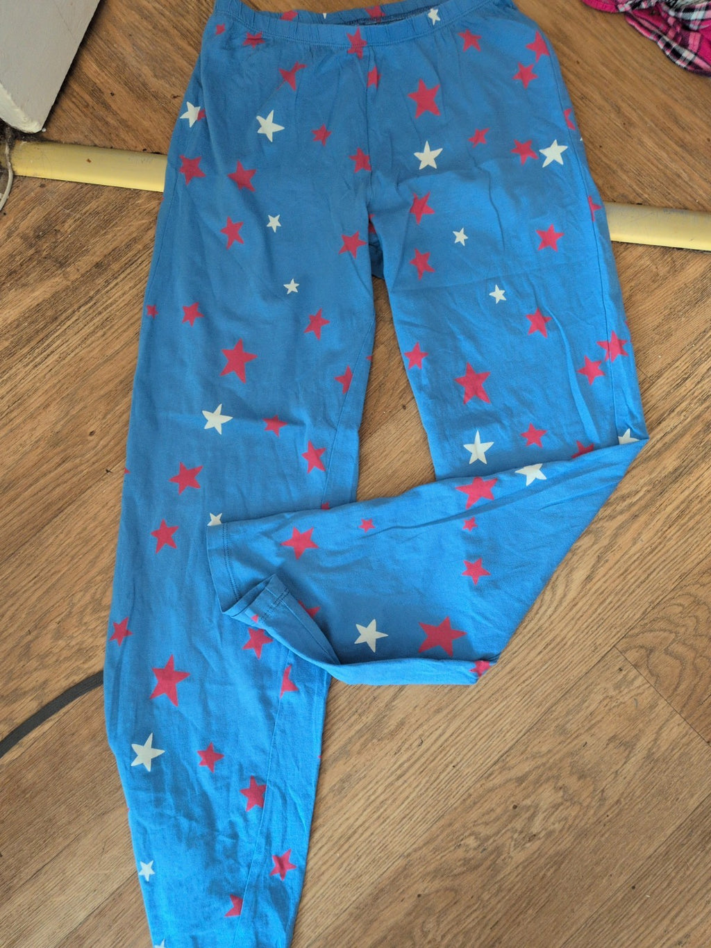 Marks And Spencer Small Blue Star Elasticated Pyjama Bottoms
