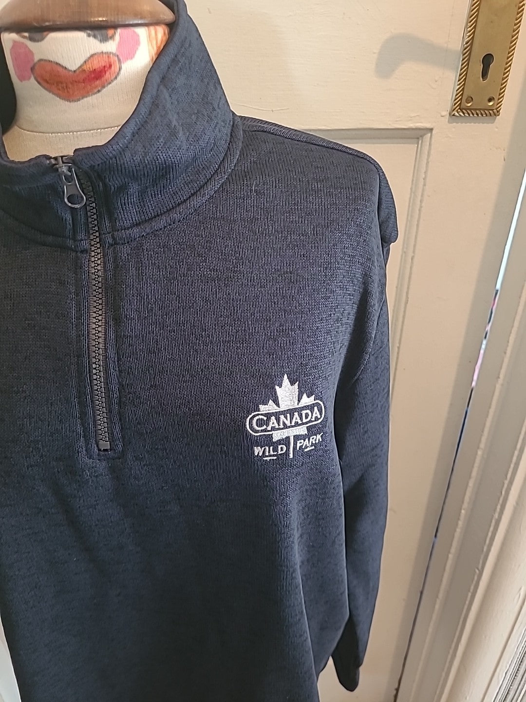 Mens Atlas Size XL Navy Long Sleeved Pullover Jumper