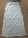 Ladies Size Small Cream Pettiskirt Small Mark On Front