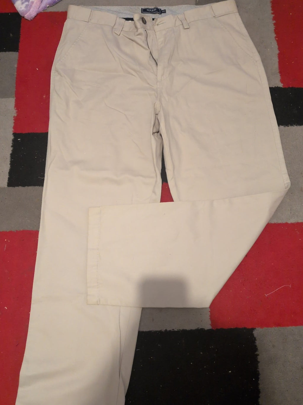 Maine New England 38R Light Putty Trousers