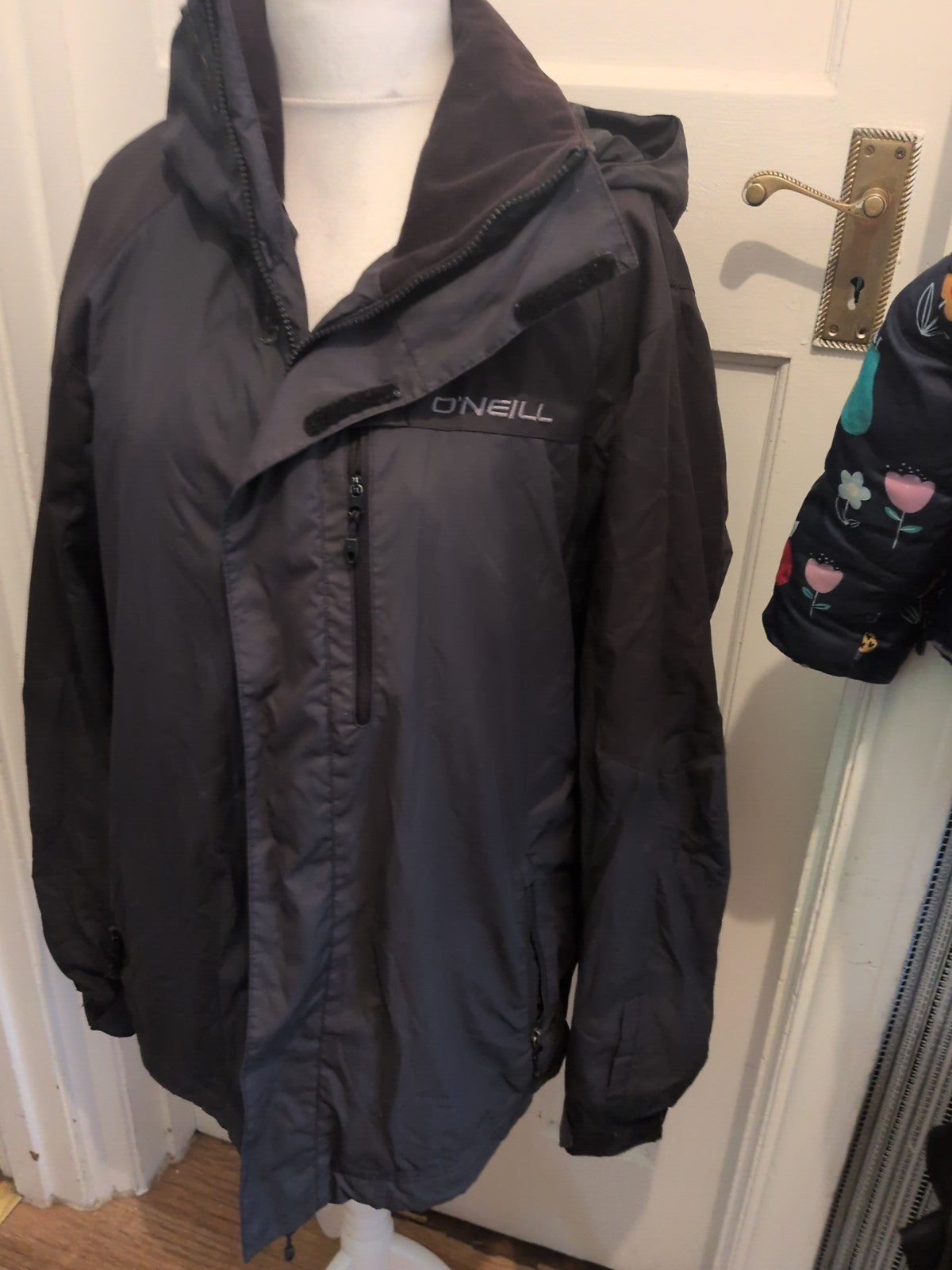O'Neill Large Weatherproof Charcoal Coat