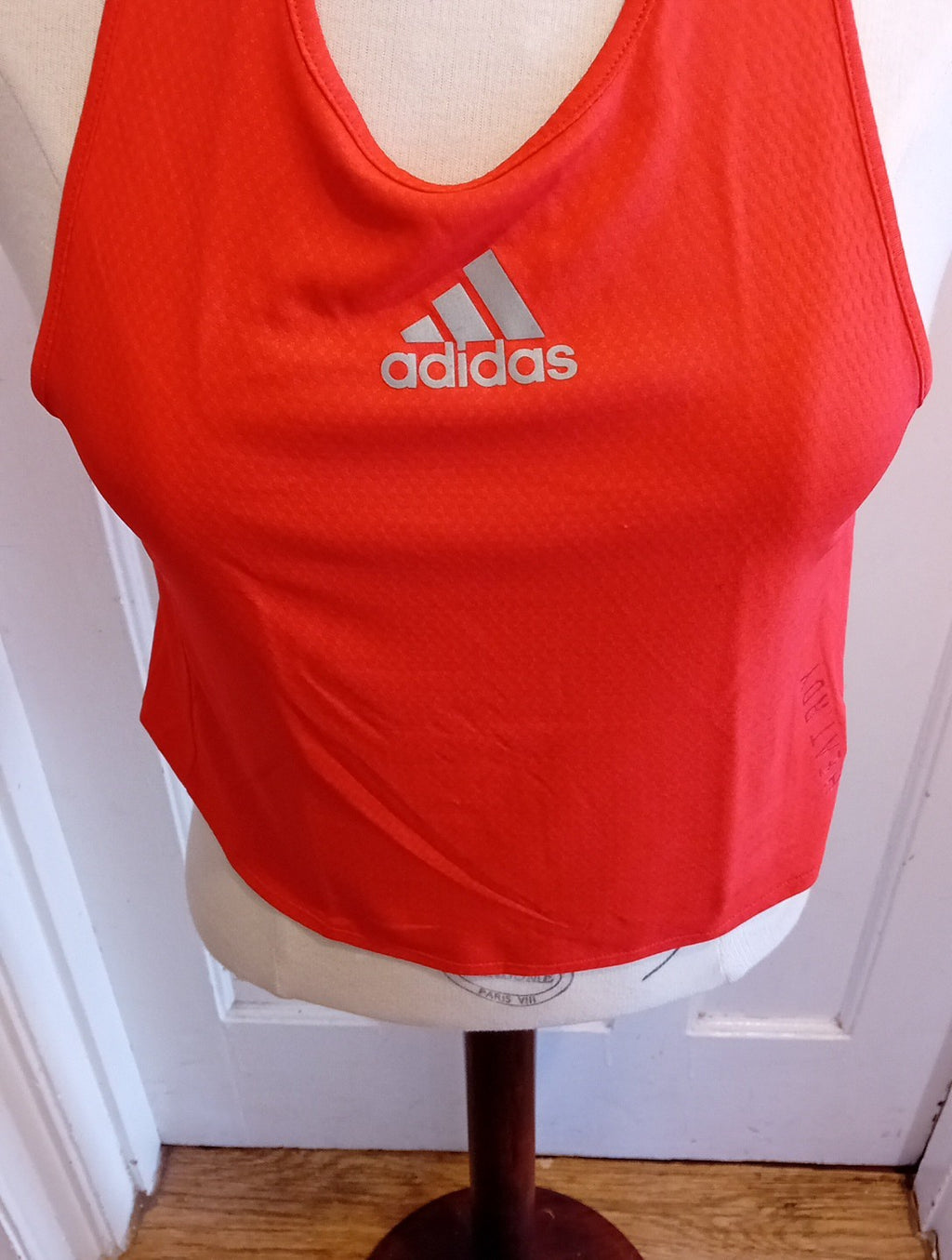 Ladies Adidas 8-10 Red Sportwear Top
