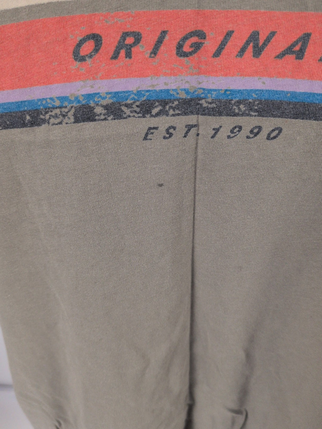Jack & Jones XXL Green Print Short Sleeve T-shirt Small Mark On Front Faint