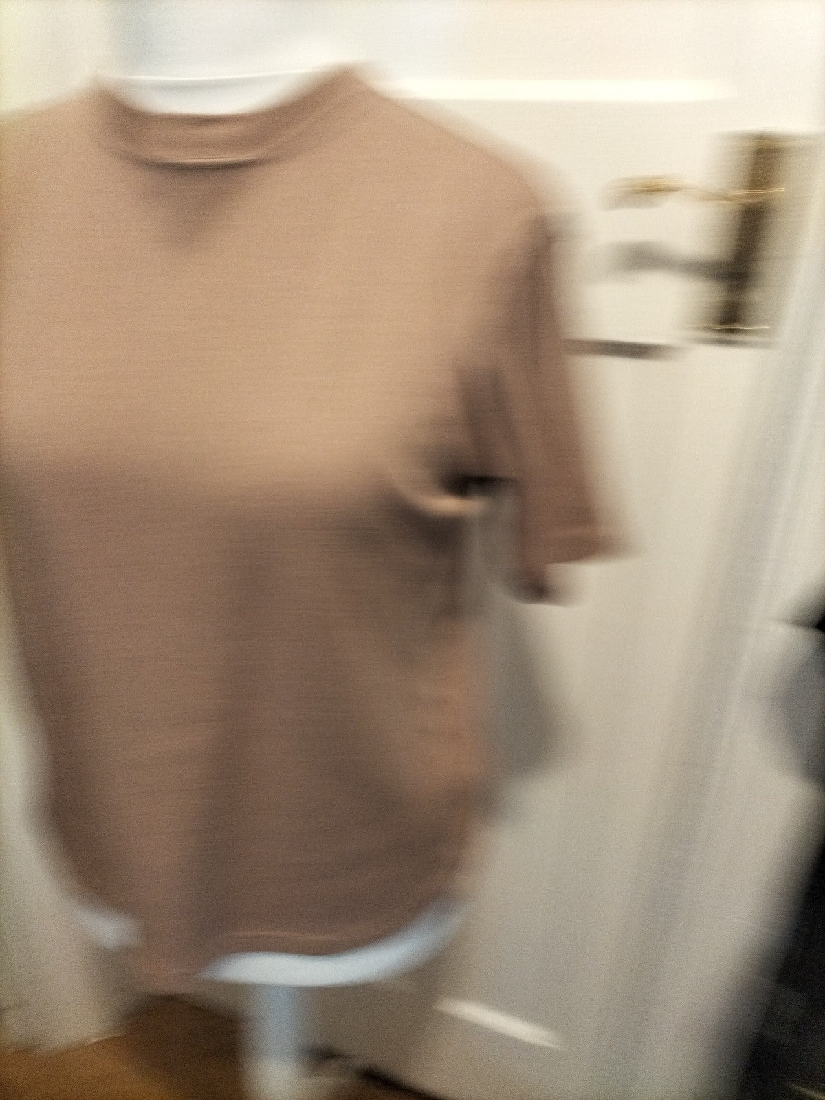 Ladies Bonmarche Size Small Brown Short Sleeved Lightweight Jumper