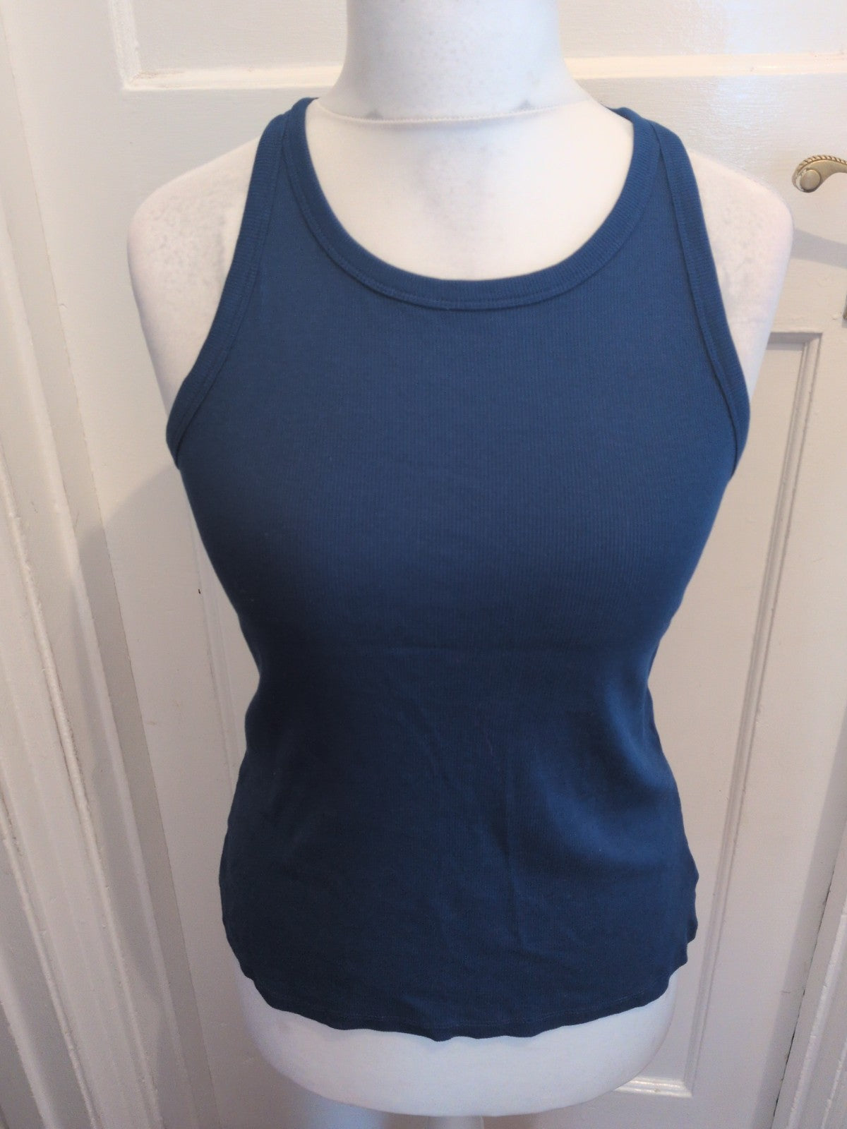 Peacocks 18 Navy Vest Top Sleeveless