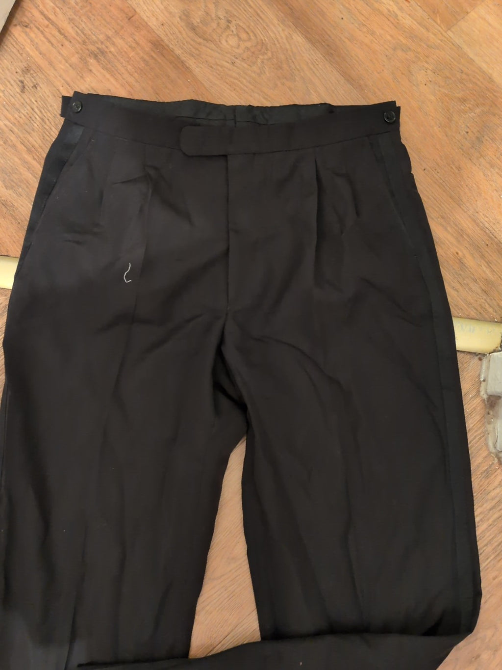 Austin Reed 36" Black Smart Trousers