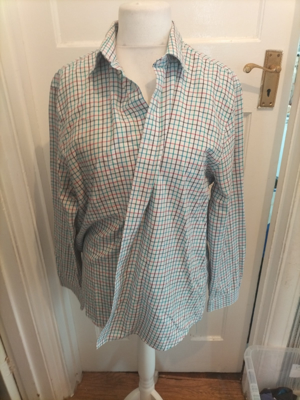 Haworth XL Multi Check Long Sleeve Shirt Classic Fit