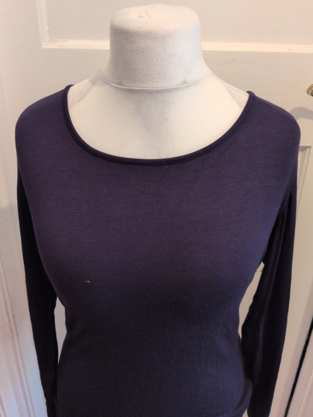 Ladies 24 Navy Long Sleeve T-shirt Blouse