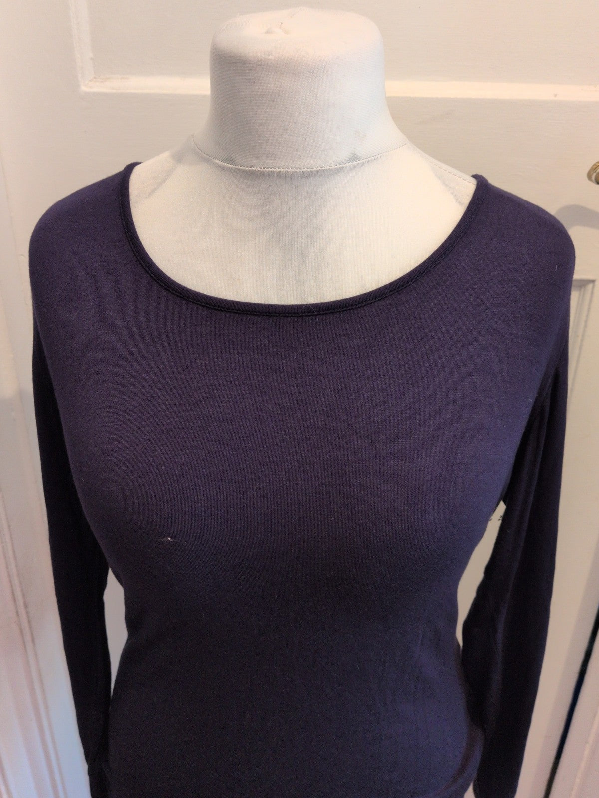 Ladies 24 Navy Long Sleeve T-shirt Blouse